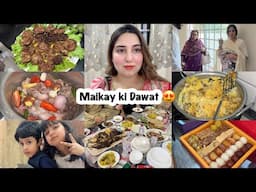 Maikay ki Grand Dawat 😍 Bhai Bhabi sub khush hogae ❤️ Susral mein qurbani Eid Day 2+3 😍