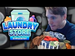 Jerma Plays Laundry Store Simulator