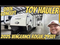 2025 Vengeance Rogue 29SUT Full Tour & Review | Open Concept Toy Hauler