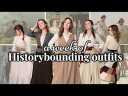 I wore historically inspired outfits for a week (NOT historically accurate!)