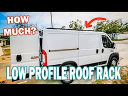 Affordable, Stealth DIY Roof Rack + Maxxair Fan Install Ram Promaster