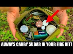 Soldiers Always Carry Sugar In Their Survival Fire Kit!