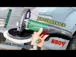 PARKSIDE LUCIDATRICE ANGOLARE A FILO DA 1200w recensione test spazzole induttanza funzionamento Lidl