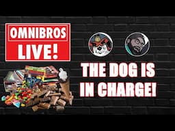 Omnibros LIVE! THE DOG IS IN CHARGE! Ice Cream, Snacks, Candy & Comics!