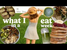 WHAT I EAT IN A WEEK *while marathon training* / vegan & fun /