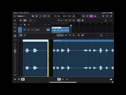 Logic  Pro for iPad -  Audio Tracks Recording and Editing
