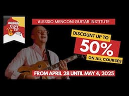 International Jazz  Day 🔥 50% off  | Alessio Menconi Guitar Institute