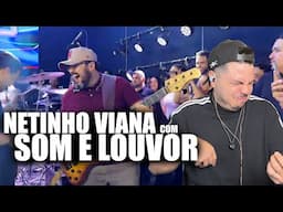 🔥 NETINHO VIANA E GUI BATERA TOCANDO COM A SOM E LOUVOR AO VIVO 🔥