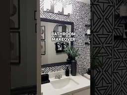 Bathroom makeover #makeover #bathroom #decoration