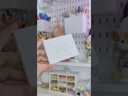 Mini Canvas painting🌸💜✨ |#shorts #diy #painting #canvas #trending #viral