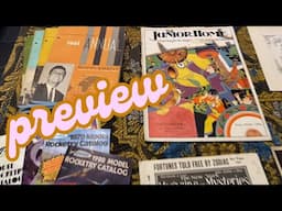Vintage Magazines and Ephemera Preview - UNBREAKABLES SALE - Monday 4/28