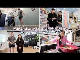WEDDING DANCE LESSONS!! Healthy Cooking & Buying Labubus!!
