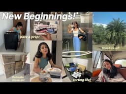 New Beginnings🎉: Pack, Prep & Travel for a shoot + New flatmate move-in ! Ultimate Multitasking