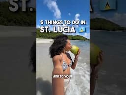 5 Things to Do in Saint Lucia 🇱🇨
