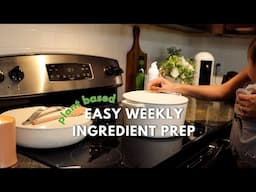 My easy weekly meal prep 🫘🍚
