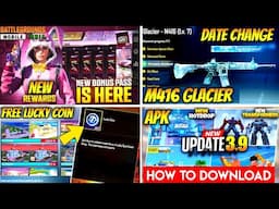 BGMI CLASSIC CRATE CHANGE | M416 GLACIER RELEASE DATE? | BGMI BONUS PASS |HOW TO DOWNLOAD 3.9 UPDATE