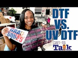Craft-tea Talk | How to Press DTF Transfers  |  What is UV DTF?