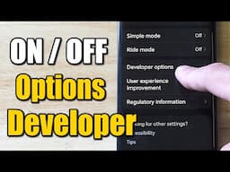 How to Turn On or OFF Developer Options on Any Android Phone! (100% Works!)