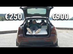 €250 vs €900 Tesla Mattress For Camping – What Are You Really Missing?