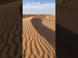 Wahība Sand Desert in Oman 🇴🇲🐪 #omantravel #oman #desert #landscape