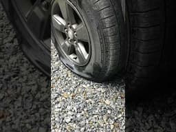 You won’t believe what punctured this tire!