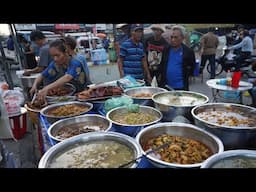Activities Of Khmer People Buy Food In Market - Various Cheap Food Selling Near Garment Factory