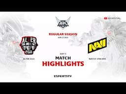 Alter Ego vs Natus Vincere HIGHLIGHTS MPL ID S15 | AE VS NAVI ESPORTSTV