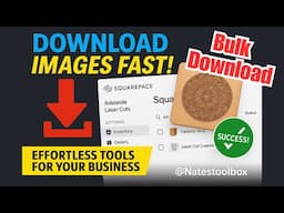 Squarespace Bulk Download Images & Assets Step-by-Step Guide.  100% Works guaranteed unlike others