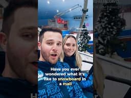 Have you ever wondered what's it's like to snowboard in a mall? #gosnowboarding
