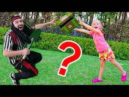 Are you ready for an epic treasure hunt with Eva, Alice, and Pirate Dad?