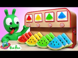 🔴LIVE | Colorful Watermelon Vending Machine | Pea Pea | Cartoon for Kids