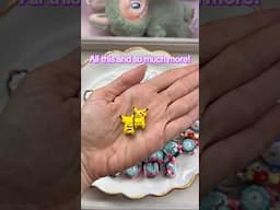 Showtime tonight on Whatnot #beads #dolls #beadedjewelry #bead #beadsandthings #pikachu #skullpanda
