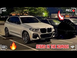 FIRST CAR MEET WITH THE X3M40 + ADDING STARLIGHT HEADLINER✨🔥