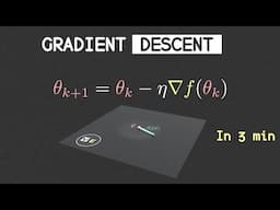 [RE-UPLOAD] Gradient Descent in 3 minutes ***No Background Music***