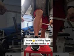 3 Secrets to Building Bigger Calves with Bad Genetics!