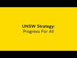 UNSW Strategy: Progress For All