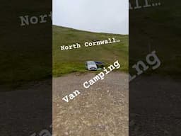 Van camping spot, North Cornwall. #campervan #vanlife #selfbuildcamper