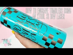 Mother's Day Gift Idea: How To Engrave Tumblers Using The XTOOLS1 10W Laser