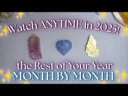 MONTH BY MONTH Predictions for the Rest of 2025 🗓✨ Detailed Pick a Card Tarot Reading
