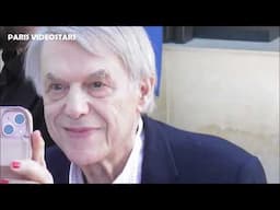 SALVATORE ADAMO cerné par les fans @ Paris le 29 avril 2025 avant un enregistrement d'émission TV