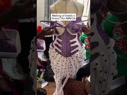 Sewing process Video of Iniedo s dress #shorts #content #fashion #beauty #fashiontrends #diy #trend