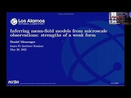 nferring Mean-field Models from Microscale Observations: Strengths of a Weak Form
