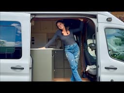 Finishing touches on my Van Build 💛