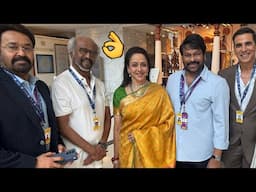 Chiranjeevi, Rajinikanth, Amir Khan, Hema Malini, Akshay Kumar, Mohan Lal at WAVES Summit 2025