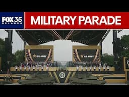 U.S. Army military parade kicks off in Washington DC