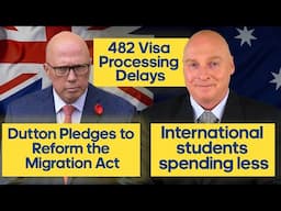 Australian Immigration News 22.2.25. The two worlds of 482 visa processing. Dutton gets tough on 501