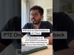 PTE One on One Feedback all 7 Days | M and MM PTE NAATI