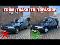TRANSFORMING A FORD ESCORT WORK VAN!