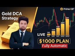 PrimeXBT Gold DCA Strategy | Live Trading with $1000 by Saqi Bhai