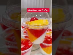 Gelatinas con frutas encapsuladas / riquísimas 😋